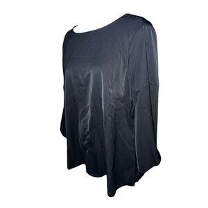 BloomChic Long Sleeve Boat Neck Silky Casual Career Blouse Sz 18/20 (2XL) Womens